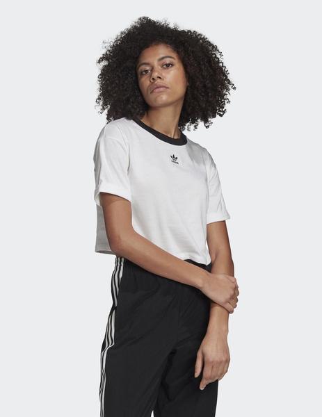 Sí misma Tan rápido como un flash césped Camiseta Adidas CROP TOP - Blanco