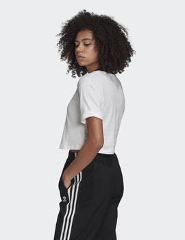 Camiseta Adidas CROP TOP - Blanco