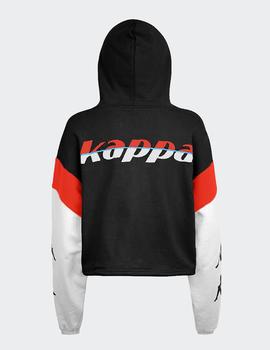 Sudadera Capucha kAPPA CORYS - Negro