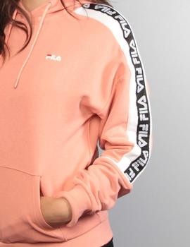 Sudadera Capucha Fila TAVORA - lobster bisque/bright wh