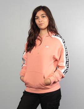 Sudadera Capucha Fila TAVORA - lobster bisque/bright wh