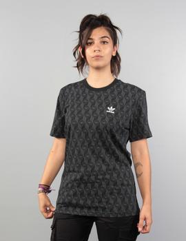 Camiseta Adidas MONO AOP - Negro