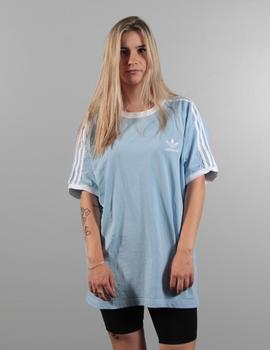 Camiseta Adidas 3 STRIPES - Azul claro