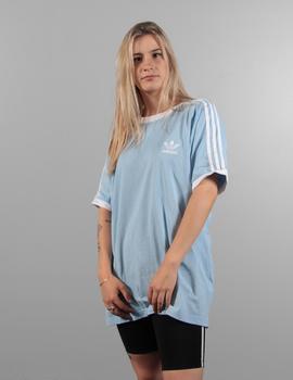 Camiseta Adidas 3 STRIPES - Azul claro