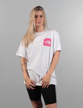 Camiseta The North Face FINE - Blanco rosa