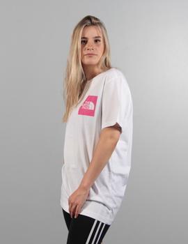 Camiseta The North Face FINE - Blanco rosa