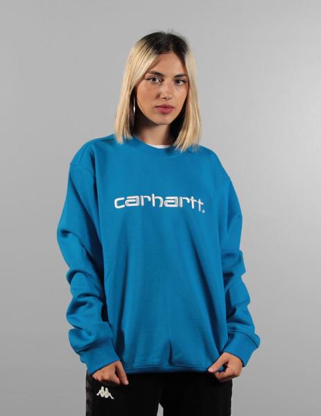 Sudadera Carhartt - Azzuro white