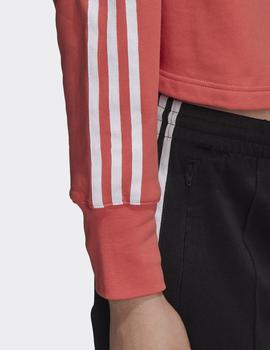 Sudadera Capucha CROPPED HOOD - Salmon