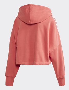 Sudadera Capucha CROPPED HOOD - Salmon