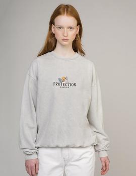Sudadera crew Kaotiko TIE DYE DIANE - Gris