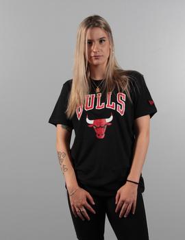 Camiseta New Era TEAM LOGO CHICAGO BULLS - Negro