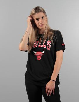 Camiseta New Era TEAM LOGO CHICAGO BULLS - Negro