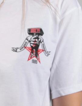 Camiseta Obey HAMMER - Blanco