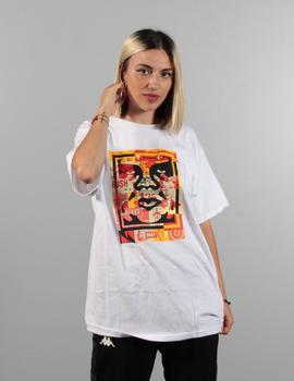 Camiseta Obey 3 FACE COLLAGE - White