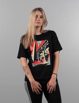 Camiseta Obey  FOSSIL FACTORY - Negro