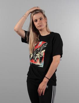 Camiseta Obey  FOSSIL FACTORY - Negro