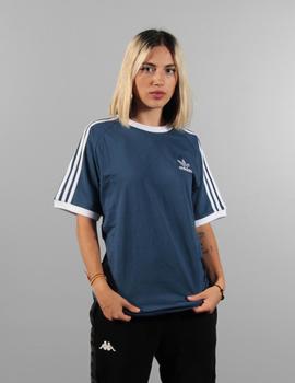 Camiseta Adidas 3 STRIPES TEE - Azul