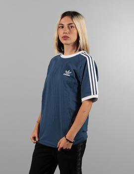 Camiseta Adidas 3 STRIPES TEE - Azul