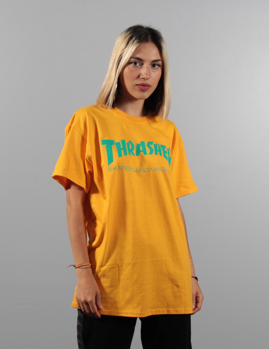 Camiseta Thrasher SKATE MAG - Gold