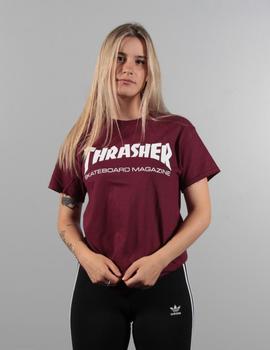 Camiseta Thrasher SKATE MAG - Granate
