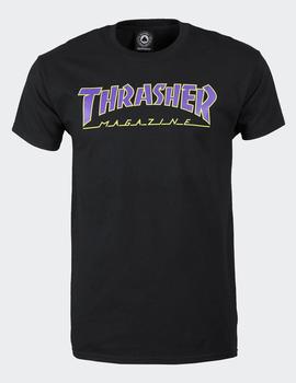 Camiseta OUTLINED - Black/Purple