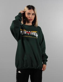 Sudadera Crew VENTURE COLLAB - Forest Green