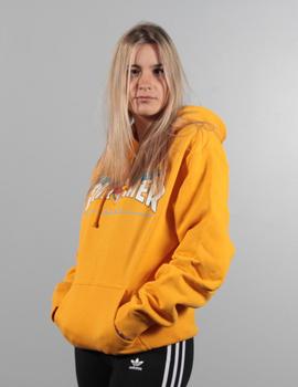 Sudadera Thrasher Venture Collab Hood amarillo