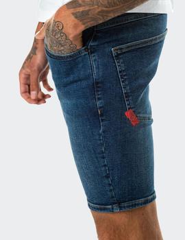 Bermuda Eleven Degree ESSENTIAL DENIM SKINNY FIT - Mid Blue