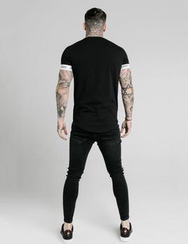 Camiseta Siksilk RAGLAN TECH TEE - Black