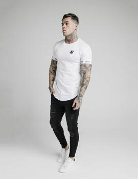 Camiseta Siksilk RAGLAN TECH TEE - White