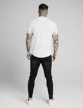 Camiseta Siksilk RAGLAN TECH TEE - White