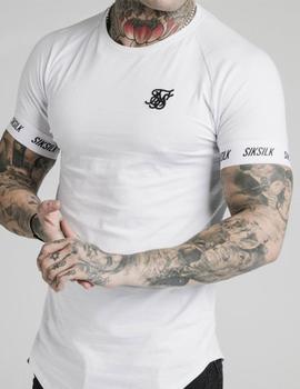Camiseta Siksilk RAGLAN TECH TEE - White