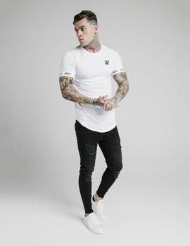 Camiseta Siksilk RAGLAN TECH TEE - White