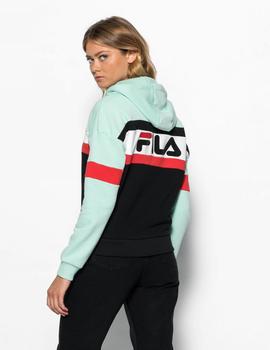 Sudadera Capucha W ELLA - Mist Green