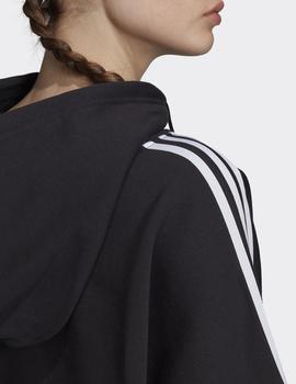 Sudadera Capucha CROPPED - Negro