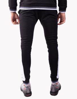 Pantalón RIBBED JOGGERS - Negro/Blanco