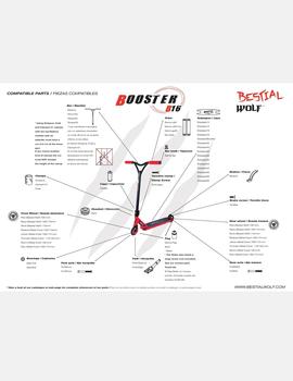 Scooter Booster B16 Negro