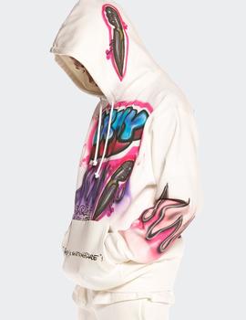 Sudadera Capucha GRMY X SHIRTKINGPHADE - Blanco