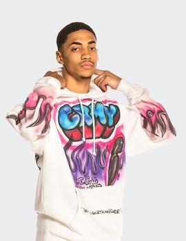 Sudadera Capucha GRMY X SHIRTKINGPHADE - Blanco