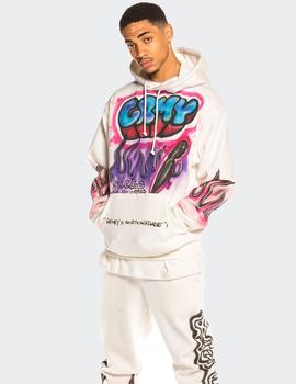 Sudadera Capucha GRMY X SHIRTKINGPHADE - Blanco