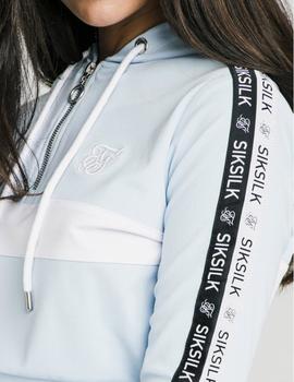 Sudadera Siksilk SKY TAPE TRACK TOP - Light Blue