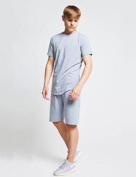 Camiseta TAPE - Grey Neon Green