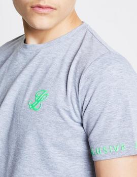 Camiseta TAPE - Grey Neon Green