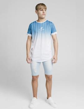 Bermuda DISTRESSED DENIM - Light Blue