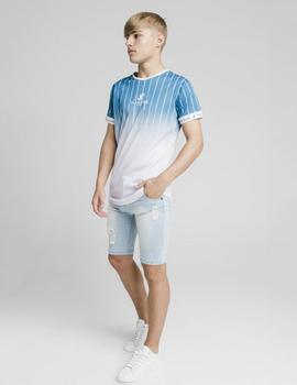 Bermuda DISTRESSED DENIM - Light Blue
