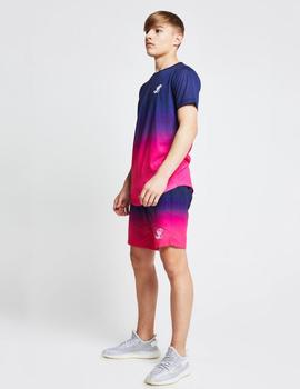 Camiseta FADE - Navy/Pink