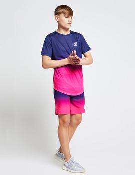 Camiseta FADE - Navy/Pink