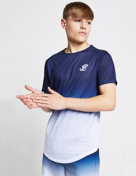 Camiseta FADE - Navy/White
