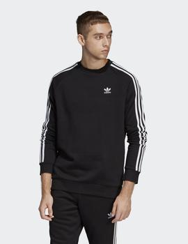 limpiador fuga de la prisión simpatía Sudadera Adidas Crew 3-STRIPES - Negro