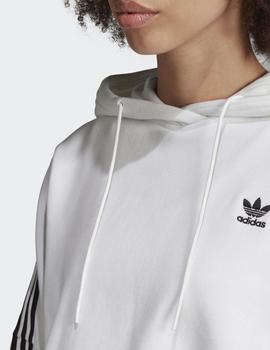 Sudadera Capucha CROPPED - Blanco